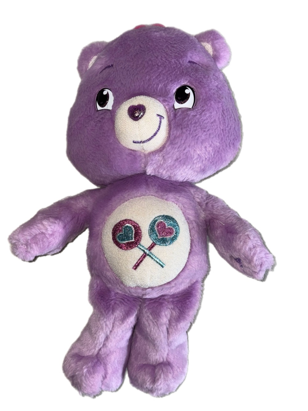 Care Bears Cheer Bear 10” Pink Rainbow Plush Stuffed Animal Toy